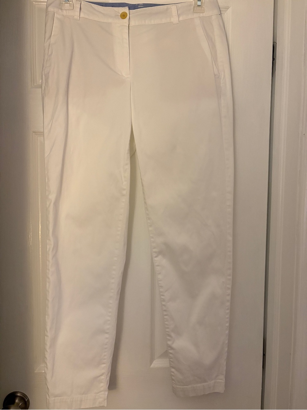 Talbots Cream Cropped Ankle Jeans#0331